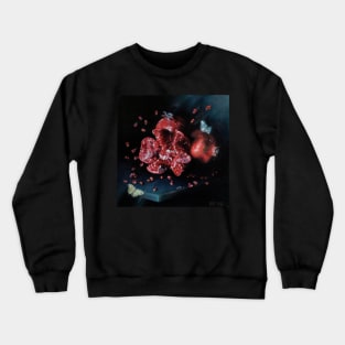 Tantric Fruits. Scene Two. Pomegranate Crewneck Sweatshirt